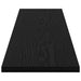 Raft pentru cărți 4 pcs Negru 100 x 20 x 1,5 cm Lemn compozit - WALTI WALTI