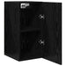 Dulap pentru TV pe Perete 2 pcs Stejar Negru 30,5 x 30 x 60 cm - WALTI WALTI