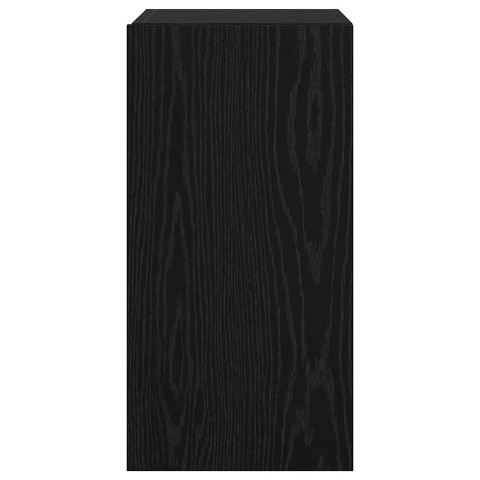 Dulap pentru TV pe Perete 2 pcs Stejar Negru 30,5 x 30 x 60 cm - WALTI WALTI