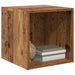 Dulap de perete 2 pcs Lemn vechi 37 x 37 x 37 cm Lemn compozit - WALTI WALTI