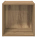 Dulap de perete stejar artizanal 37 x 37 x 37 cm Lemn compozit - WALTI WALTI