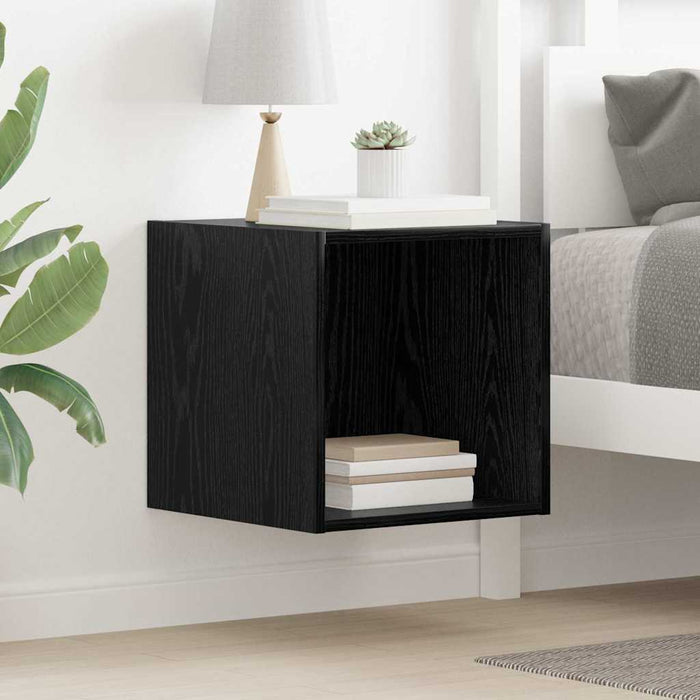 Dulap de perete Stejar negru 37 x 37 x 37 cm Lemn compozit - WALTI WALTI