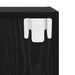 Dulap de perete cu raft 2 pcs Stejar Negru 37 x 37 x 37 cm - WALTI WALTI