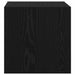 Dulap de perete cu raft 2 pcs Stejar Negru 37 x 37 x 37 cm - WALTI WALTI