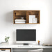 Dulap TV Pe perete Lemn vechi 37 x 37 x 72 cm Lemn compozit - WALTI WALTI