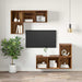 Dulap TV Pe perete Lemn vechi 37 x 37 x 72 cm Lemn compozit - WALTI WALTI