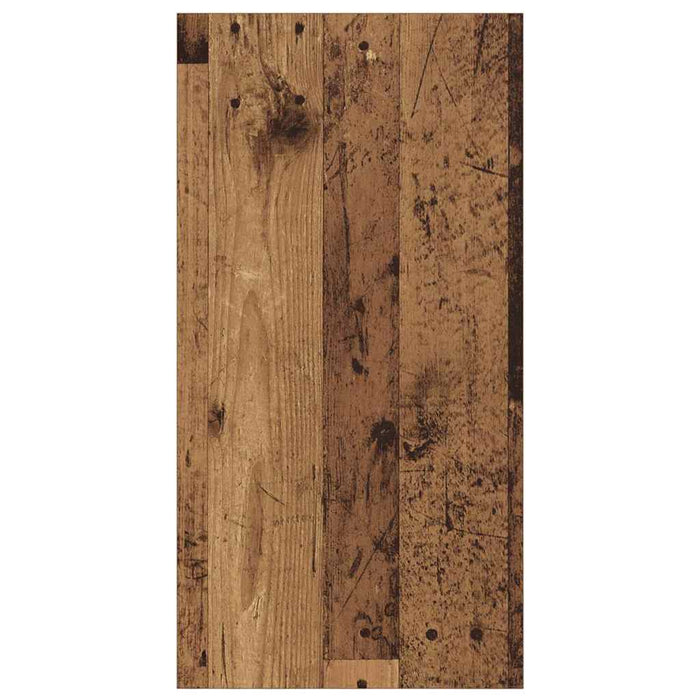 Dulap TV Pe perete Lemn vechi 37 x 37 x 72 cm Lemn compozit - WALTI WALTI