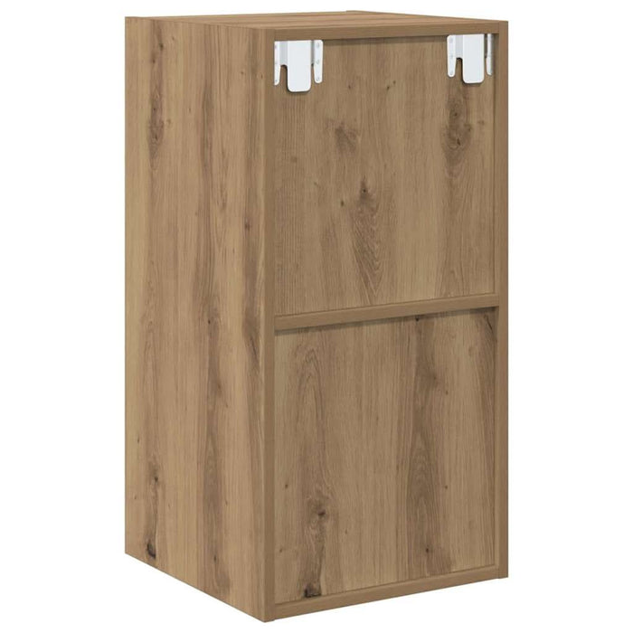 Dulap TV stejar artizanal 37 x 37 x 72 cm Lemn compozit - WALTI WALTI