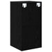 Dulap TV Pe perete Stejar negru 37 x 37 x 72 cm Lemn compozit - WALTI WALTI