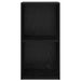 Dulap TV Pe perete Stejar negru 37 x 37 x 72 cm Lemn compozit - WALTI WALTI