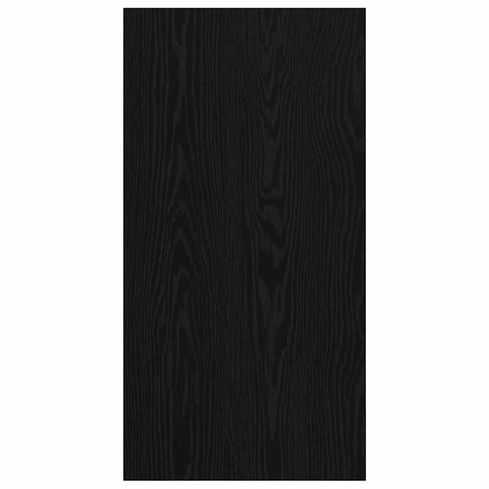 Dulap TV Pe perete Stejar negru 37 x 37 x 72 cm Lemn compozit - WALTI WALTI