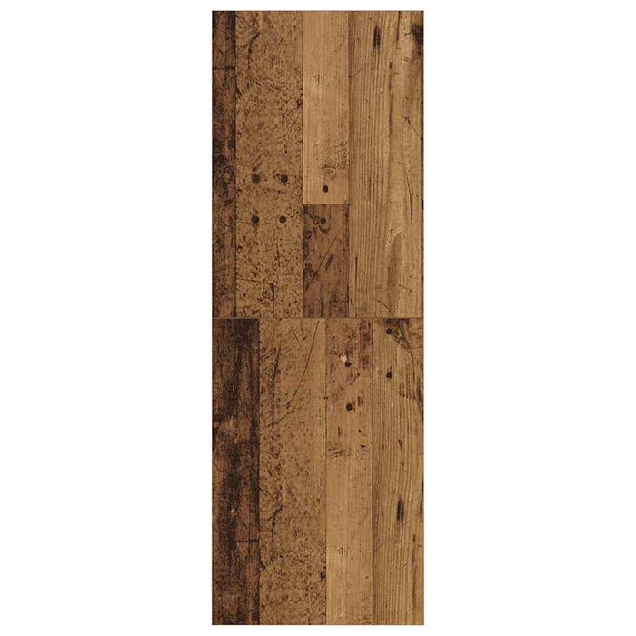 Dulap TV Pe perete Lemn vechi 37 x 37 x 107 cm Lemn compozit - WALTI WALTI