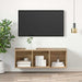 Dulap TV stejar artizanal 37 x 37 x 107 cm Lemn compozit - WALTI WALTI