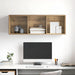 Dulap TV stejar artizanal 37 x 37 x 107 cm Lemn compozit - WALTI WALTI