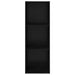 Dulap TV Pe perete Stejar negru 37 x 37 x 107 cm Lemn compozit - WALTI WALTI