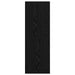 Dulap TV Pe perete Stejar negru 37 x 37 x 107 cm Lemn compozit - WALTI WALTI