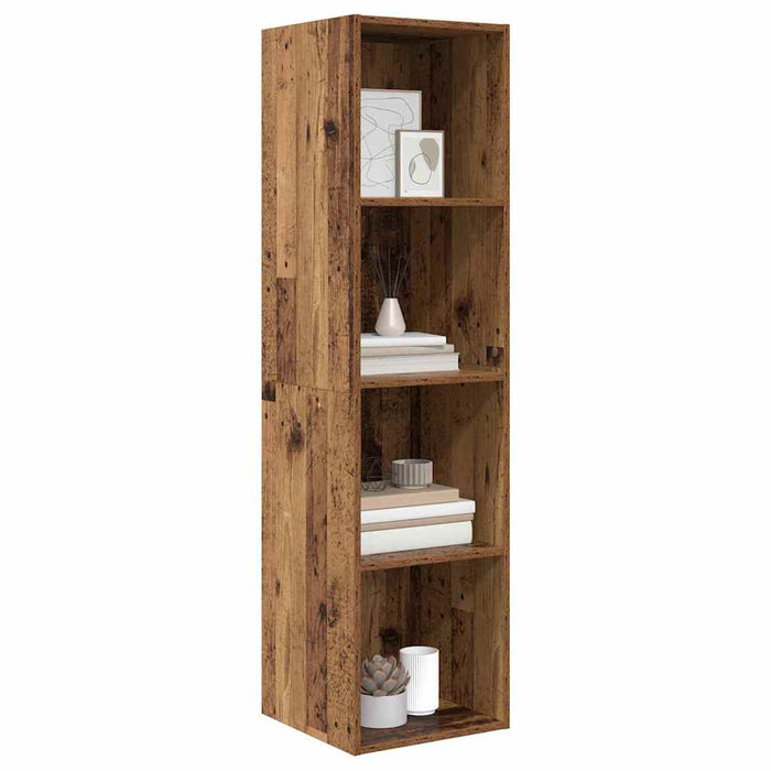Dulap TV Pe perete Lemn vechi 37 x 37 x 142.5 cm Lemn compozit - WALTI WALTI