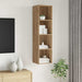 Dulap TV stejar artizanal 37 x 37 x 142.5 cm Lemn compozit - WALTI WALTI