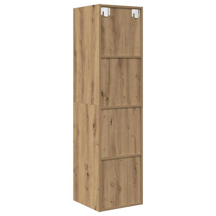 Dulap TV stejar artizanal 37 x 37 x 142.5 cm Lemn compozit - WALTI WALTI