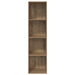 Dulap TV stejar artizanal 37 x 37 x 142.5 cm Lemn compozit - WALTI WALTI