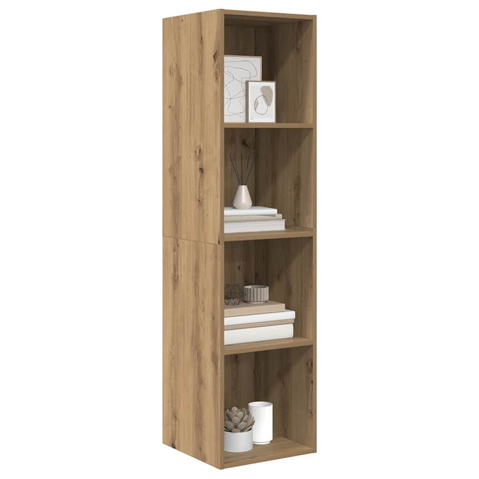 Dulap TV stejar artizanal 37 x 37 x 142.5 cm Lemn compozit - WALTI WALTI