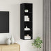 Dulap TV Stejar negru 37 x 37 x 142.5 cm Lemn compozit - WALTI WALTI