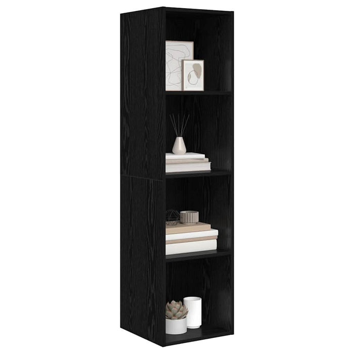 Dulap TV Stejar negru 37 x 37 x 142.5 cm Lemn compozit - WALTI WALTI