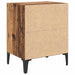 Dulap de noapte Lemn vechi 40 x 30 x 50 cm Lemn compozit - WALTI WALTI