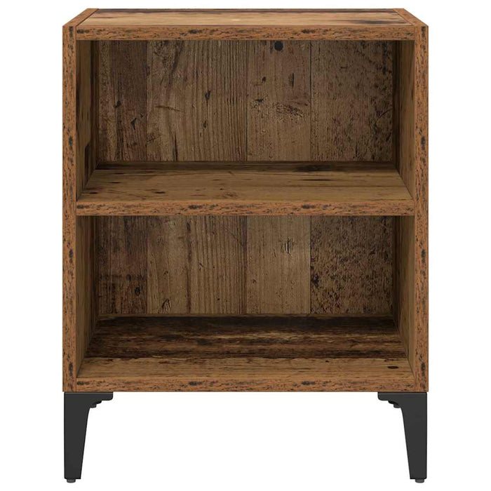 Dulap de noapte Lemn vechi 40 x 30 x 50 cm Lemn compozit - WALTI WALTI