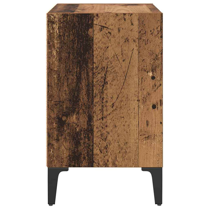 Dulap de noapte Lemn vechi 40 x 30 x 50 cm Lemn compozit - WALTI WALTI