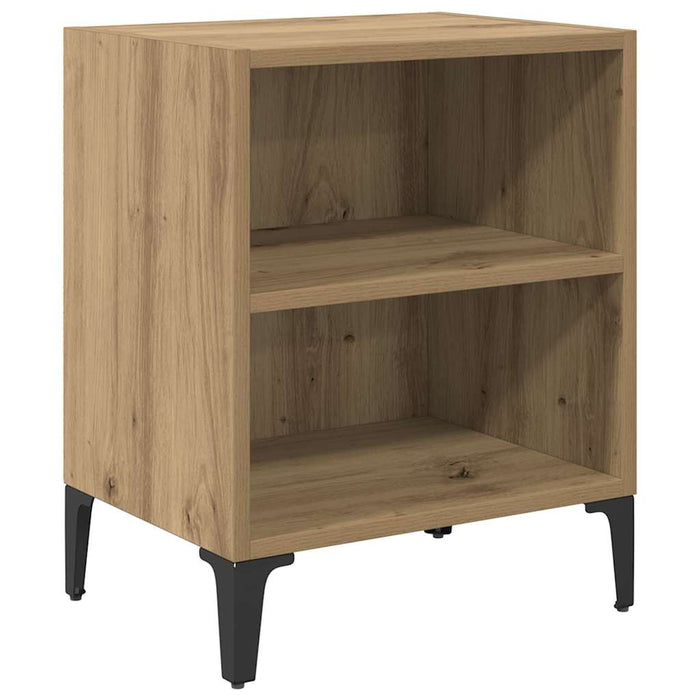 Dulap de noapte Stejar Artizanal 40 x 30 x 50 cm Lemn compozit - WALTI WALTI
