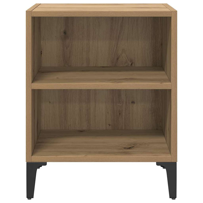 Dulap de noapte Stejar Artizanal 40 x 30 x 50 cm Lemn compozit - WALTI WALTI