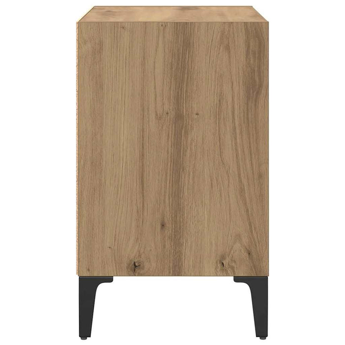 Dulap de noapte Stejar Artizanal 40 x 30 x 50 cm Lemn compozit - WALTI WALTI