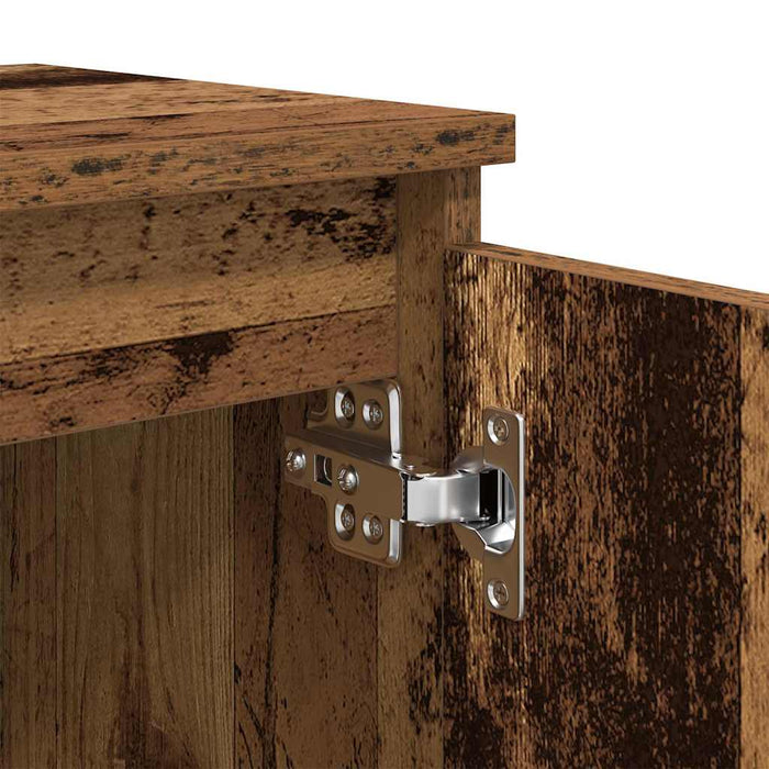 Dulap de noapte Lemn vechi 40 x 30 x 50 cm Lemn compozit - WALTI WALTI