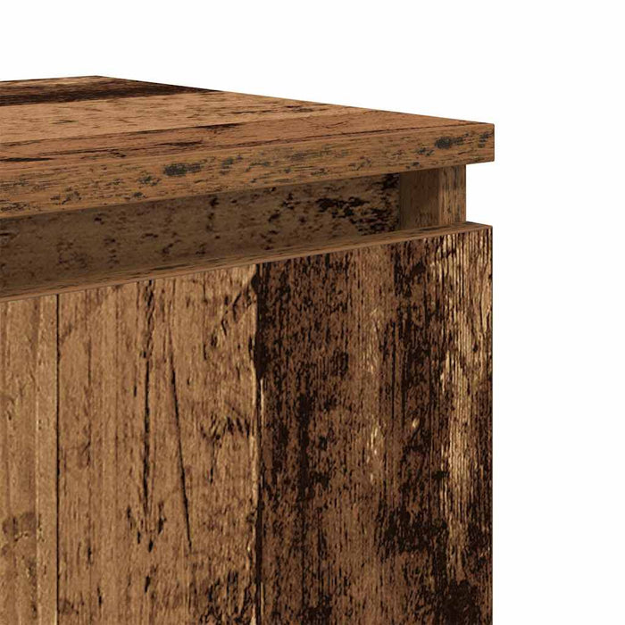 Dulap de noapte Lemn vechi 40 x 30 x 50 cm Lemn compozit - WALTI WALTI