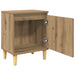 Dulap de noapte Stejar Artizanal 40 x 30 x 50 cm Lemn compozit - WALTI WALTI