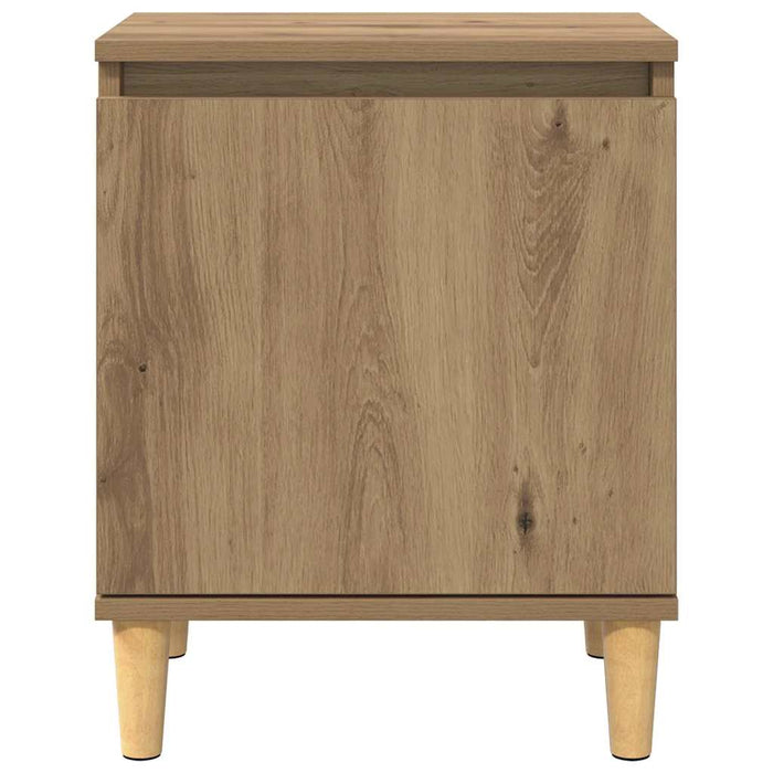 Dulap de noapte Stejar Artizanal 40 x 30 x 50 cm Lemn compozit - WALTI WALTI