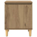 Dulap de noapte Stejar Artizanal 40 x 30 x 50 cm Lemn compozit - WALTI WALTI