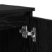 Dulap de noapte Stejar Negru 40 x 30 x 50 cm Lemn compozit - WALTI WALTI