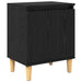 Dulap de noapte Stejar Negru 40 x 30 x 50 cm Lemn compozit - WALTI WALTI