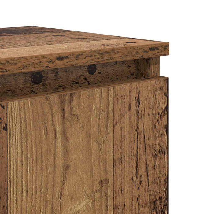 Dulap de noapte Lemn vechi 40 x 30 x 50 cm Lemn compozit - WALTI WALTI