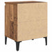 Dulap de noapte Lemn vechi 40 x 30 x 50 cm Lemn compozit - WALTI WALTI