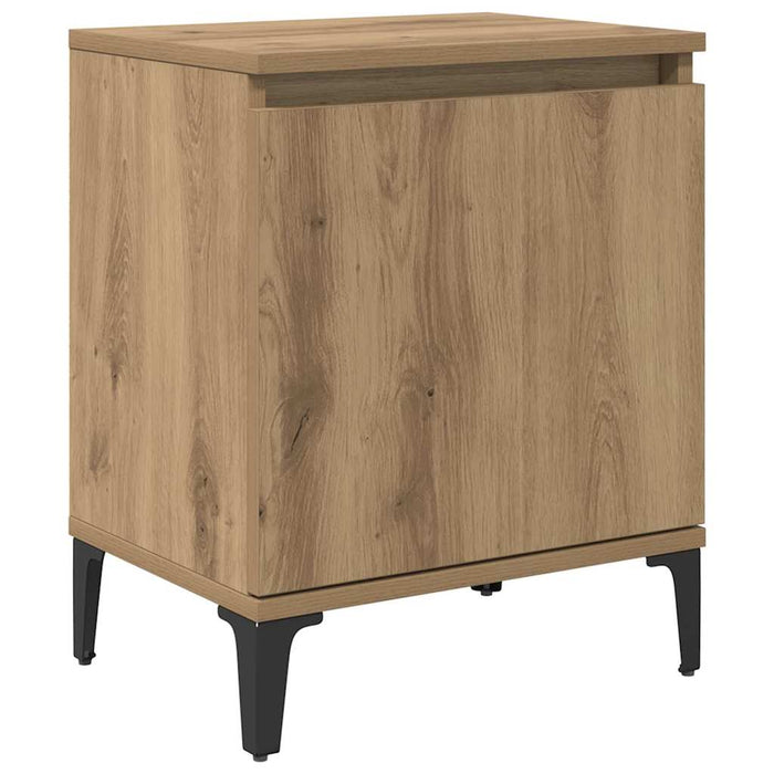 Dulap de noapte Stejar Artizanal 40 x 30 x 50 cm Lemn compozit - WALTI WALTI