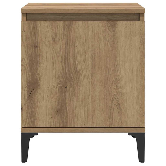Dulap de noapte Stejar Artizanal 40 x 30 x 50 cm Lemn compozit - WALTI WALTI