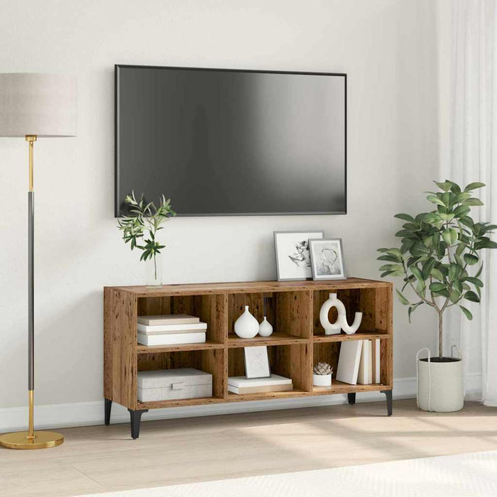 Set comodă TV Pe perete Maro 103,5 x 30 x 50 cm Lemn prelucrat - WALTI WALTI