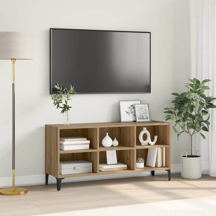 Set comodă TV Pe perete Maro 103,5 x 30 x 50 cm Lemn prelucrat - WALTI WALTI