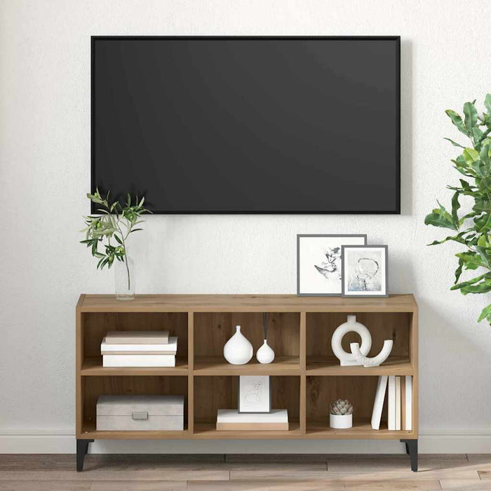 Set comodă TV Pe perete Maro 103,5 x 30 x 50 cm Lemn prelucrat - WALTI WALTI