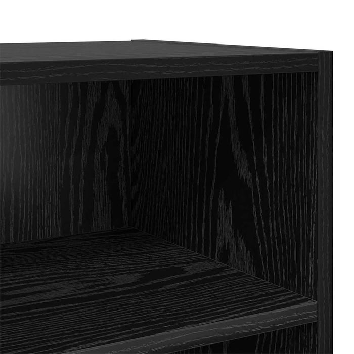 Set comodă TV Pe perete Negru 103,5 x 30 x 50 cm Lemn prelucrat - WALTI WALTI