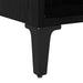 Set comodă TV Pe perete Negru 103,5 x 30 x 50 cm Lemn prelucrat - WALTI WALTI