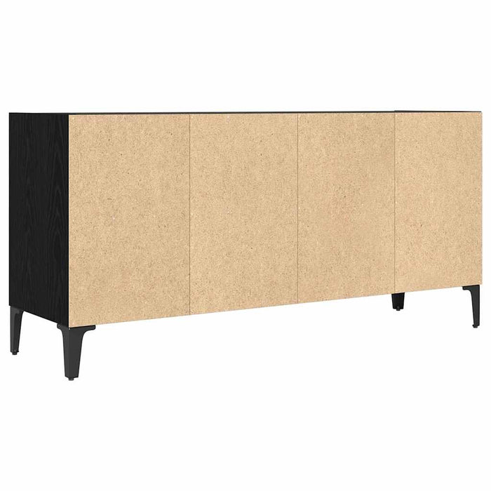 Set comodă TV Pe perete Negru 103,5 x 30 x 50 cm Lemn prelucrat - WALTI WALTI